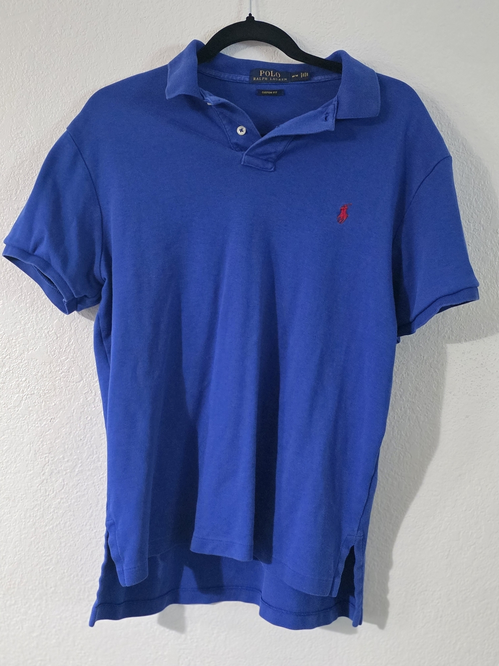 Polo by Ralph Lauren Royal Blue Short Sleeve Polo with Red Pony